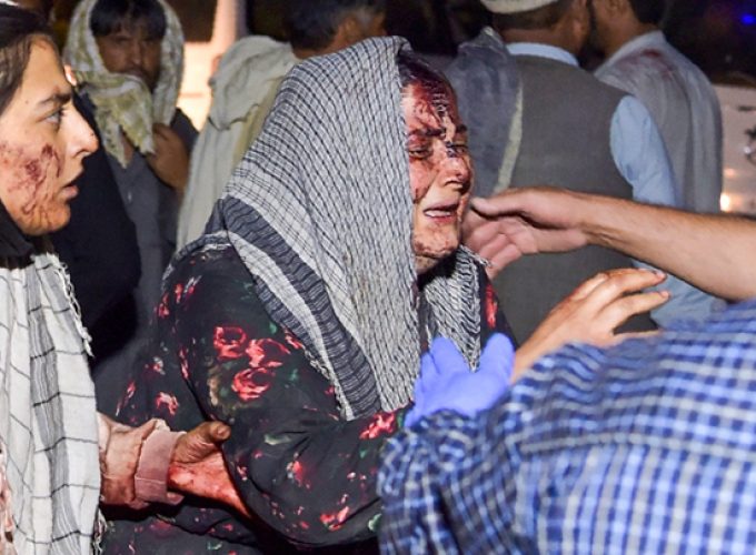An explosion outside Kabul airport on Thursday