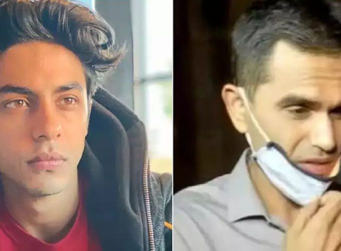Aryan khan and Sameer Wankhede