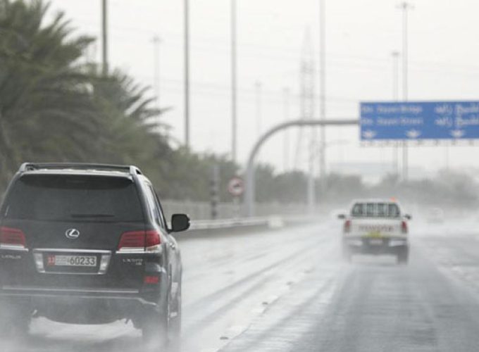 Heavy rain in UAE