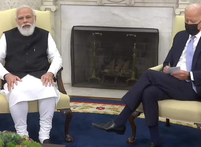 NARANDRA MODI AND JOBIDEN