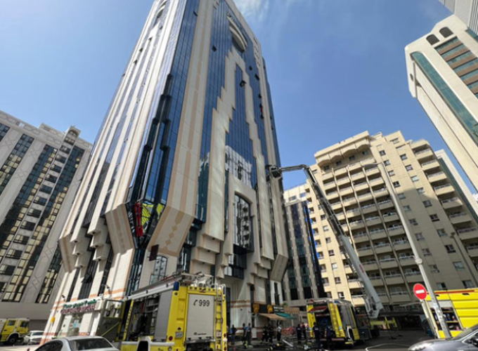 building fire