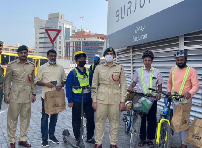 dubai police e scooter