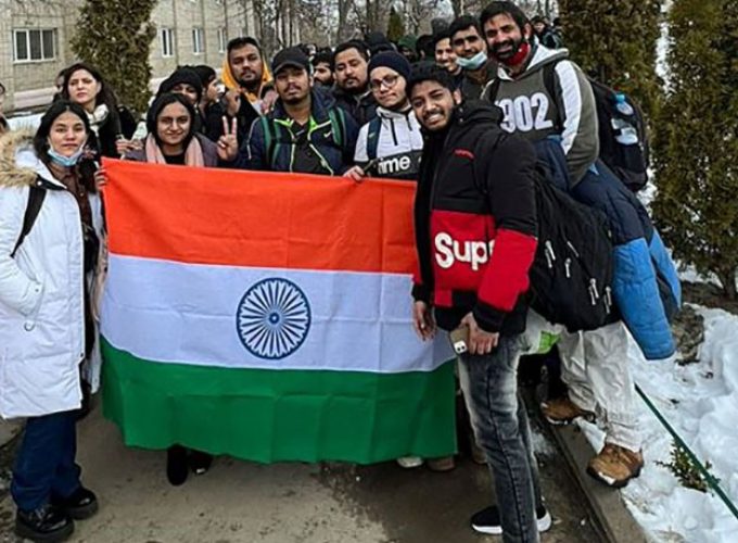 fatigued and war weary sumy students head home to safety