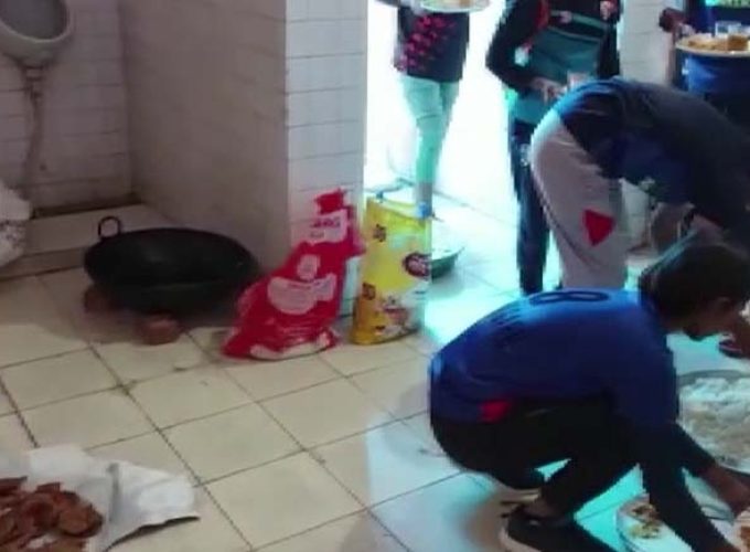 food in toilet case up district sports officer suspended