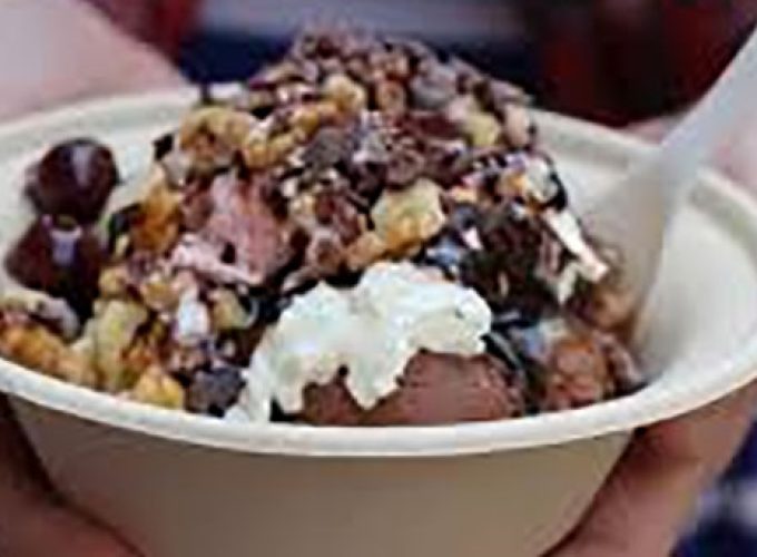 ice cream parlour adsd alcohol in desserts served to customers
