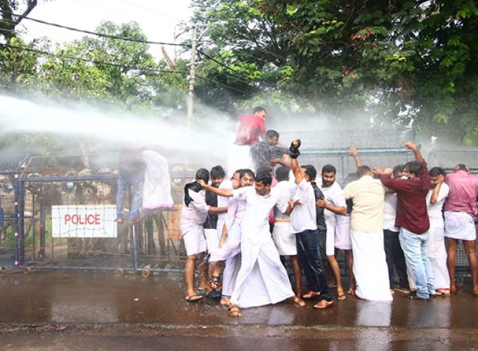 kannur protest