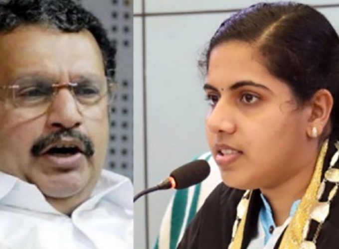 muraleedharan and arya rajendran