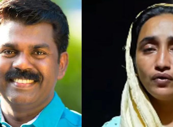 p v sreenijan and nisha aliyar