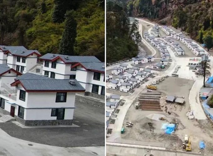 us defence reptor mentiosn chinese village in-arunachal